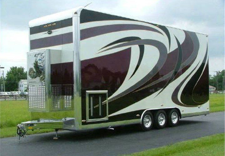custom car hauler trailers