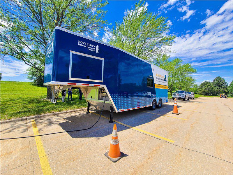 Boys Town Mobile Hearing Research Trailer