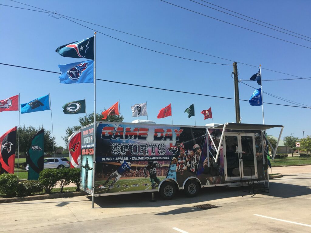 Gameday Sports mobile retail trailer