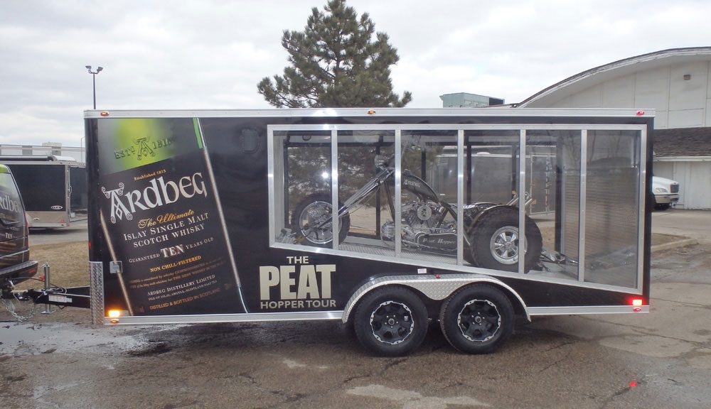 Ardbeg Peat Hopper display trailer