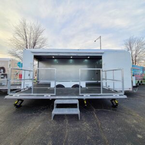 24' Flat Front Experiential Marketing Stage Trailer