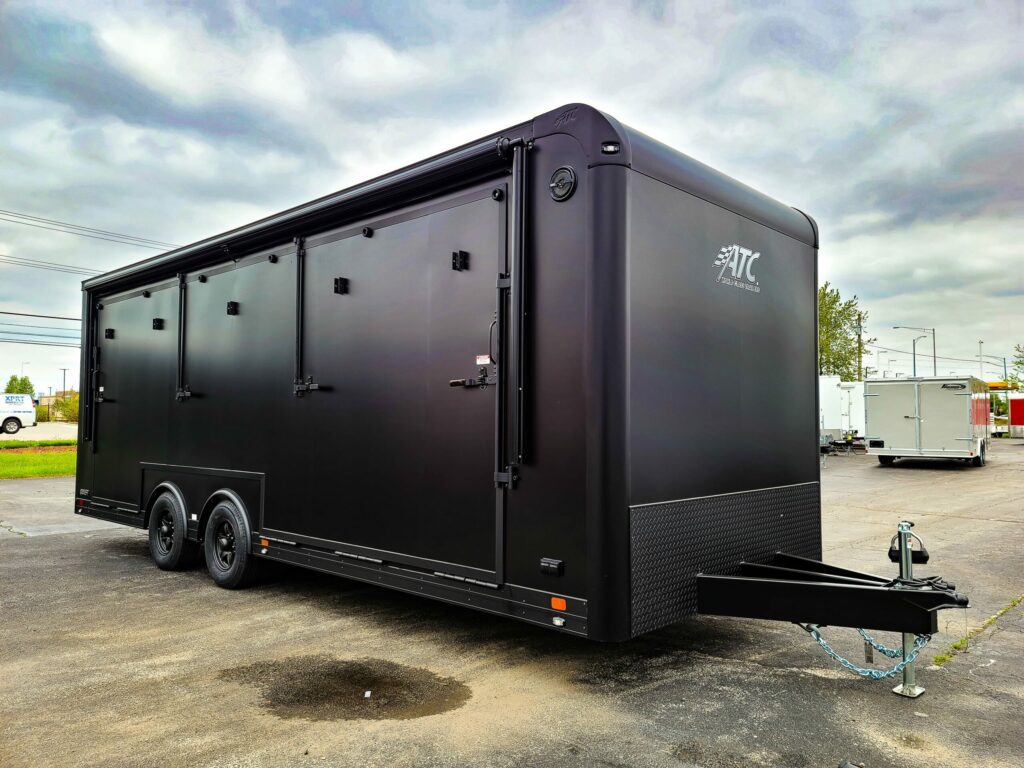 24' Mobile Retail Trailer for Black Quail Golf + Flecha Azul Tequila