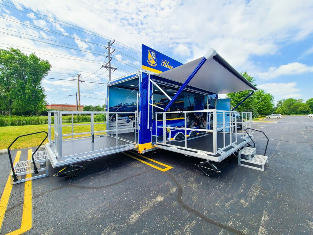 24' Stage Trailer for Blue Angels Cockpit Experience