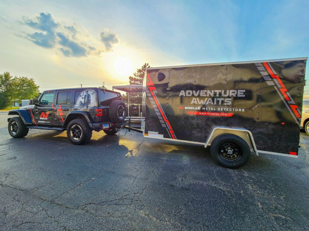 Full truck and trailer graphic wrap