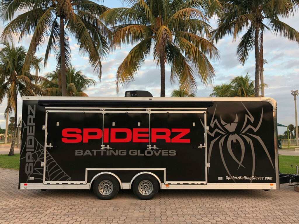 Spiderz trailer graphic wrap