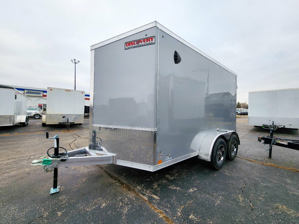 7'x12' Discovery Cargo Trailer with Aluminum Wheels
