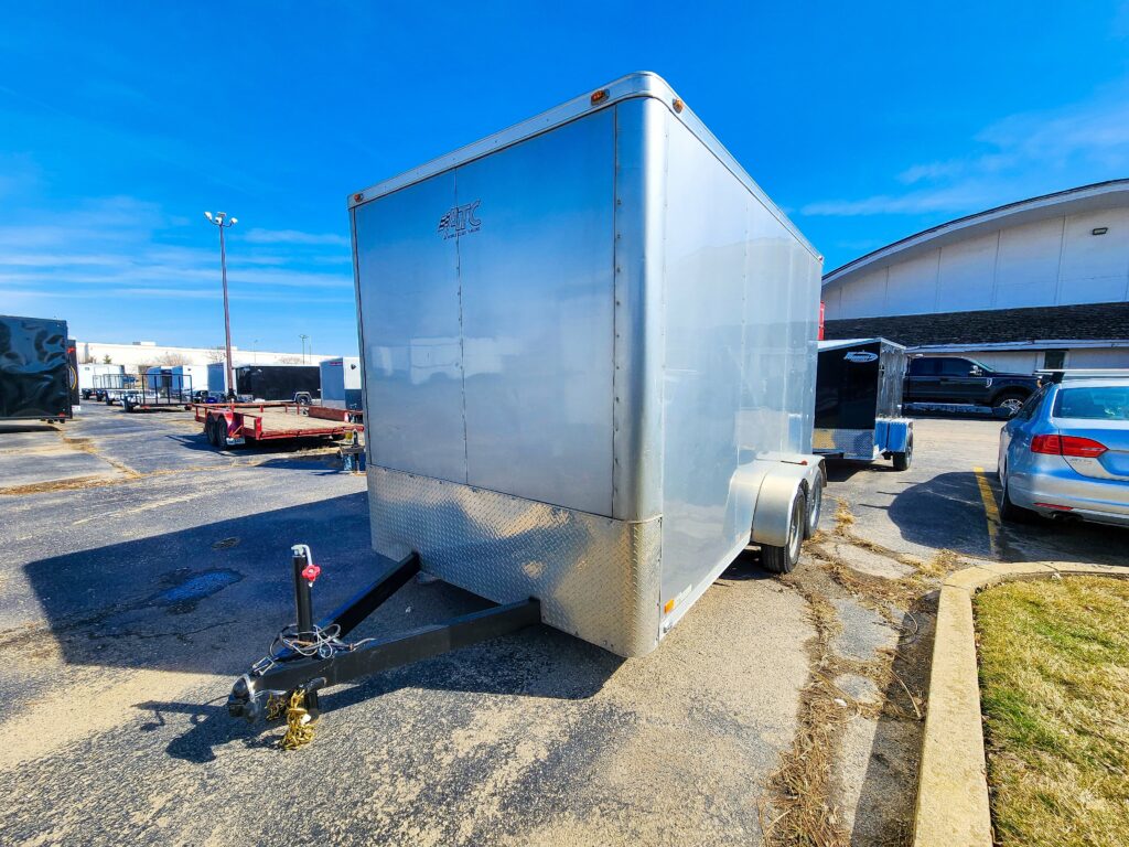 7'x12' used atc cargo trailer