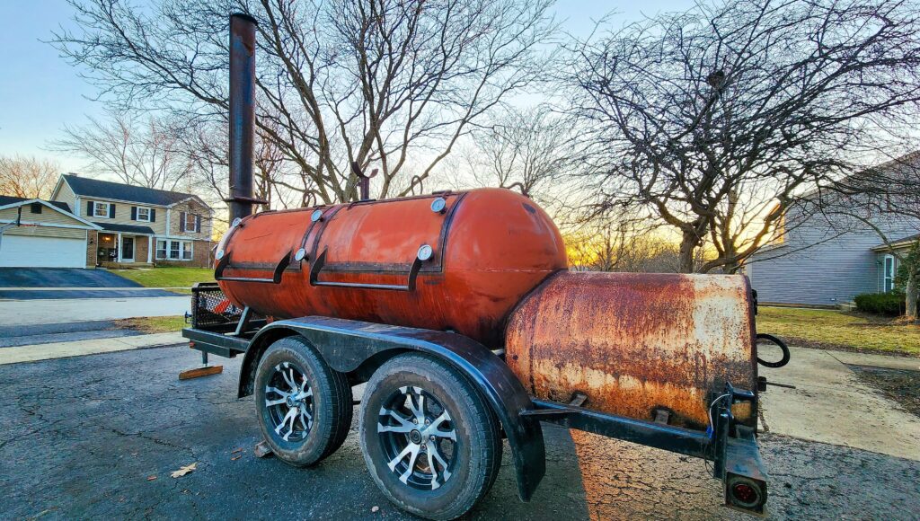 Chicago BBQ Rentals - Primitive Pits smoker trailer rental