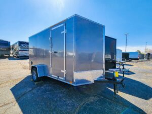 6'x12' Discovery Cargo Trailer - pewter