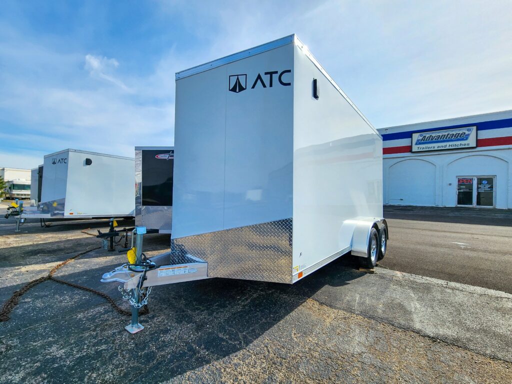 7'x14' ATC Sto 300 Cargo Trailer - white