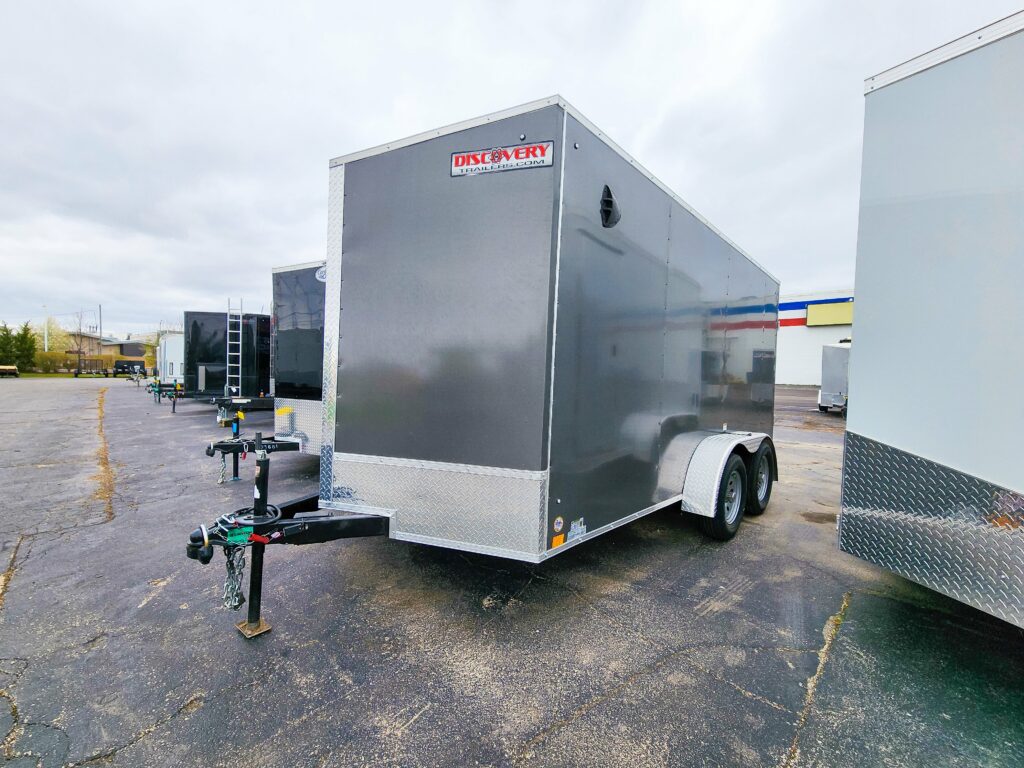 7'x14' Discovery Cargo Trailer - charcoal