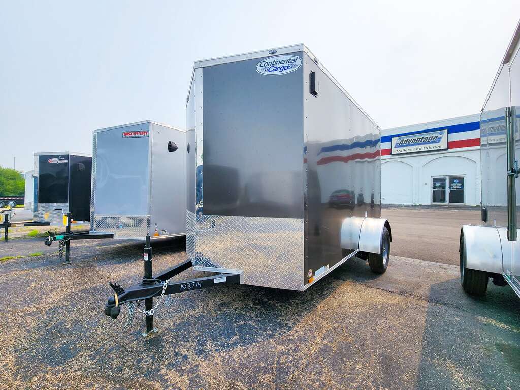 6'x10' Charcoal cargo trailer