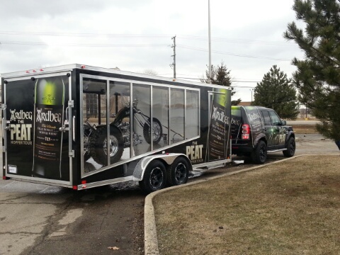 24' clear trailer for ardbeg