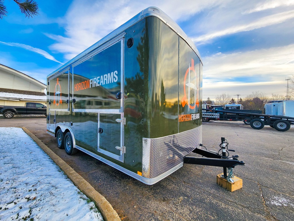 custom vending trailer for horizon firearms