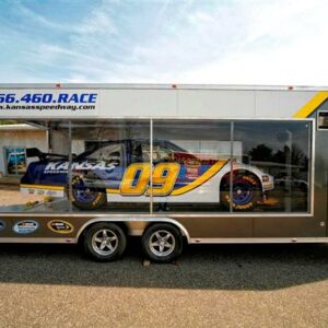 24' clear trailer for Kansas Speedway