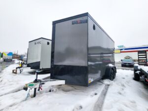7'x14' charcoal cargo trailer