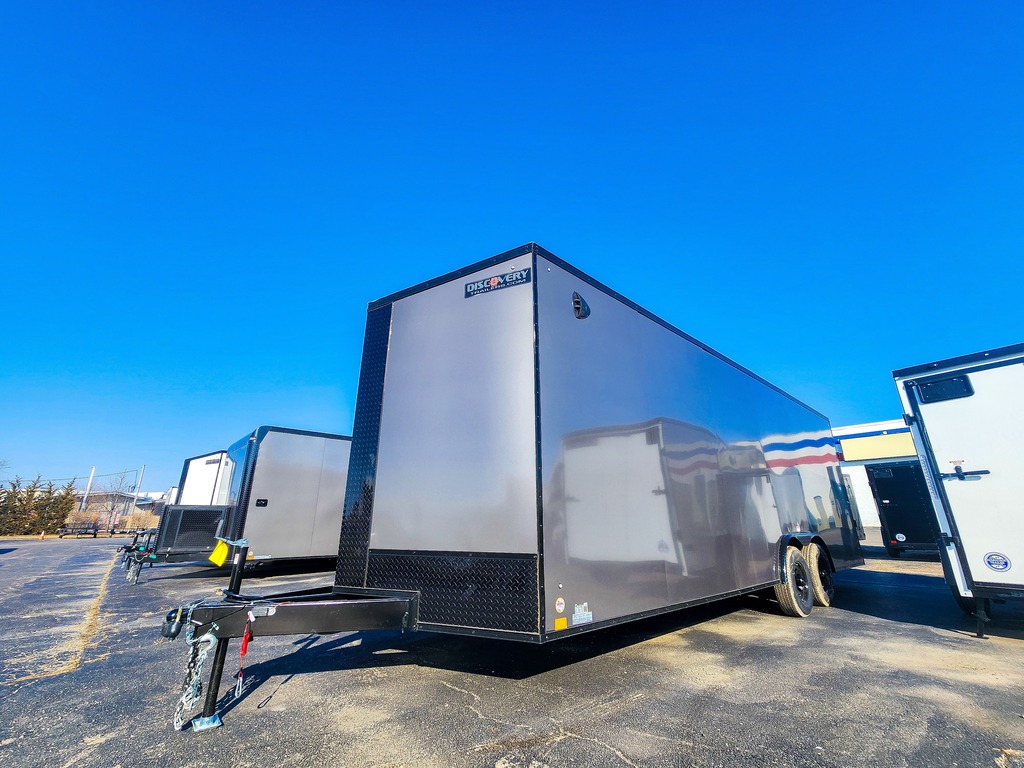 8.5'x24' Discovery Car Hauler charcoal